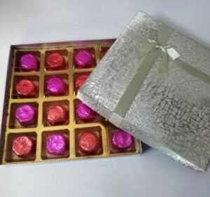 Chocolate gift box Silver